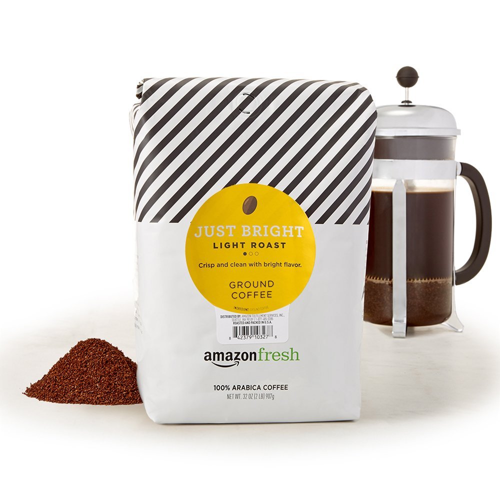 Awaken Your Senses: A Review of Amazon Fresh Just Bright Ground Coffee