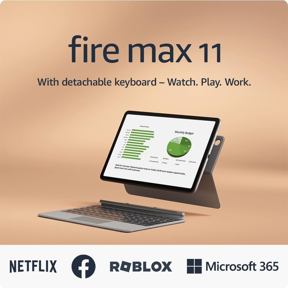 Boost Your Productivity: Review of the Amazon Fire Max 11 Tablet & Keyboard Case Bundle