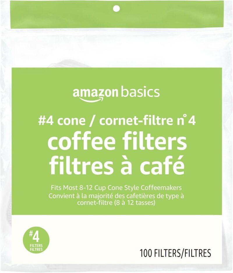 Brew Better Coffee: A Review of Amazon Basics Number 4 Cone Coffee Filters