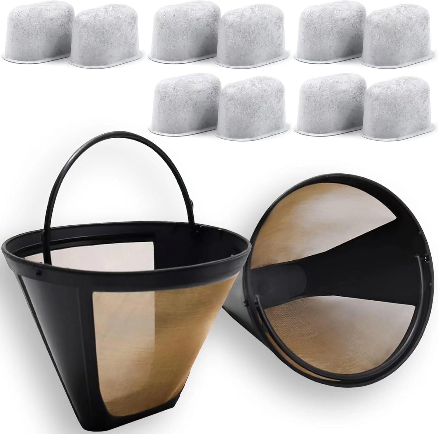 Brew Better: Review of 2Pack Reusable Coffee Filters & Charcoal Water Filters for Cuisinart