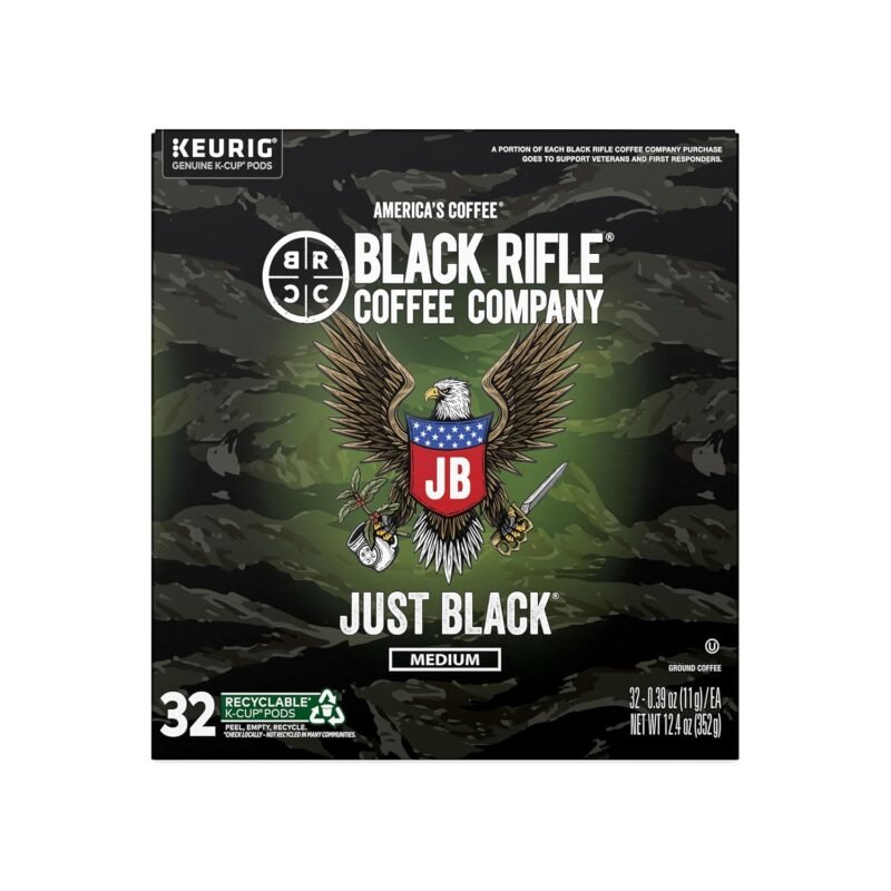 Brew Boldly: A Review of Black Rifle Coffee Company's Just Black K Cups