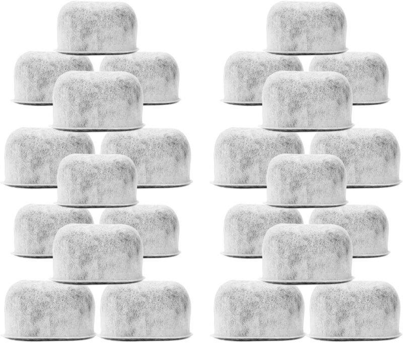 Brew Freshness: 24-Pack Charcoal Water Filters for Cuisinart Coffee Machines