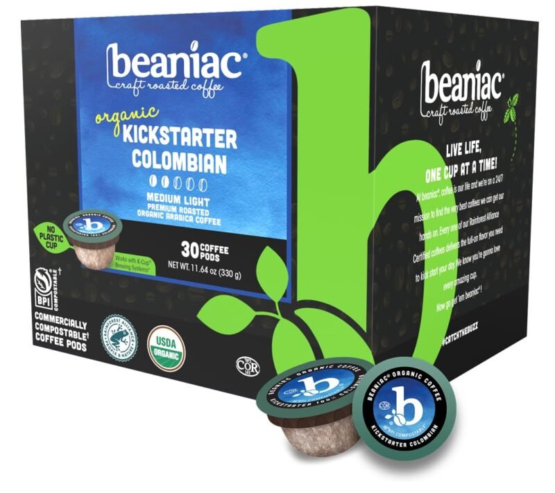 Brew Green: Beaniac Organic Kickstarter K-Cups Review!