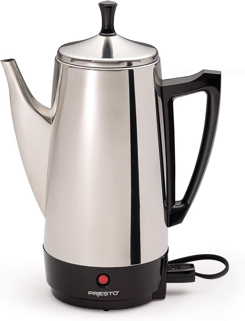 Brew Perfection: A Review of the Presto Stainless-Steel Electric Coffee Percolator