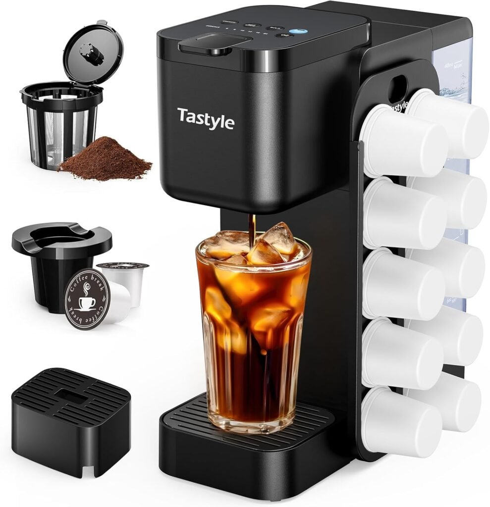 Brew Perfection: Hot & Iced Coffee Maker Review—Your Ultimate Companion for K-Cups and Grounds!