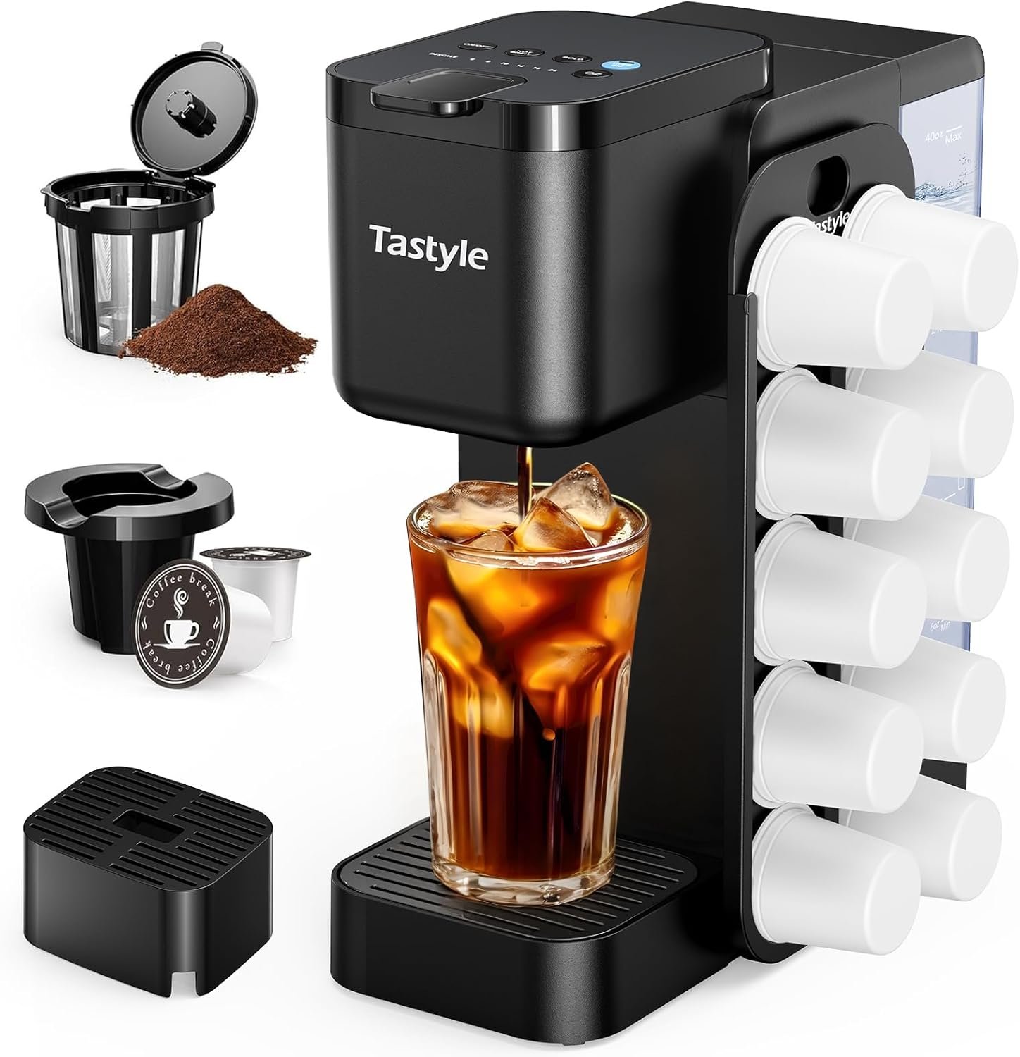 Brew Perfection: Hot & Iced Coffee Maker Review—Your Ultimate Companion for K-Cups and Grounds!