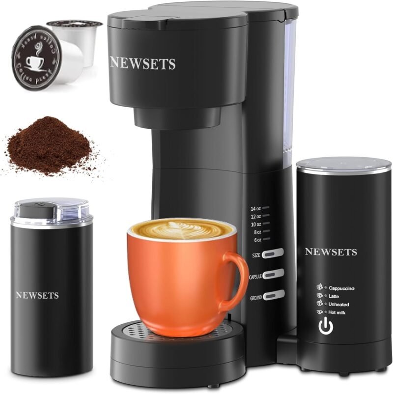 Brew Perfection: NEWSETS 4-in-1 Single Serve Coffee Maker Review