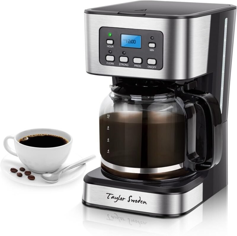 Brew Perfection: The Taylor Swoden 12-Cup Programmable Coffee Maker Review