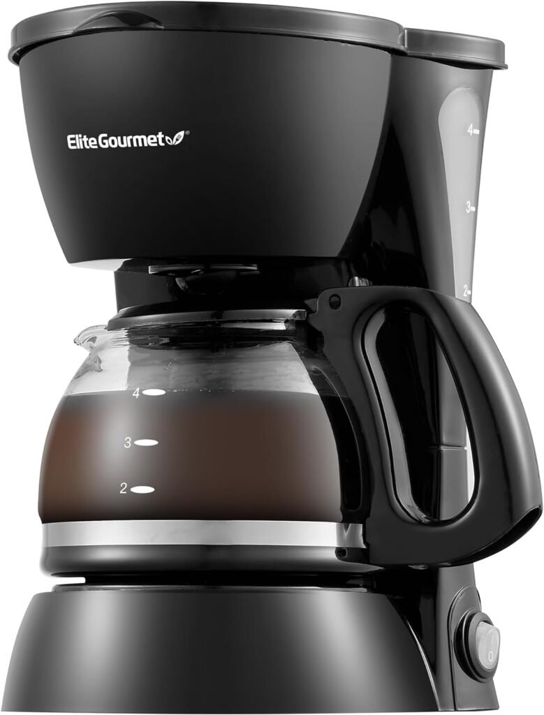 Brew Perfectly Every Time: Elite Gourmet 4-Cup Coffee Maker Review