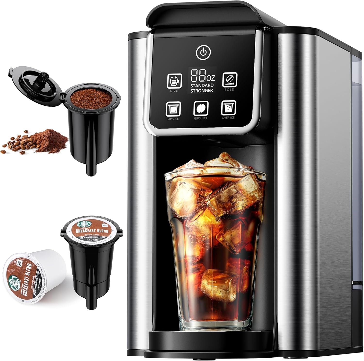 Brew Your Perfect Cup: The Hot & Iced Coffee Maker Review
