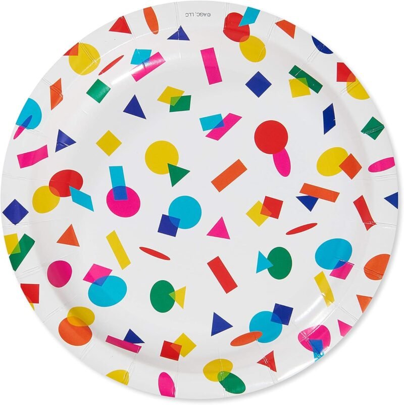 Brighten Your Bash: Review of American Greetings Rainbow Dessert Plates