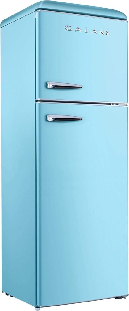 Chill in Style: A Review of the Galanz Retro Blue Dual Door Fridge