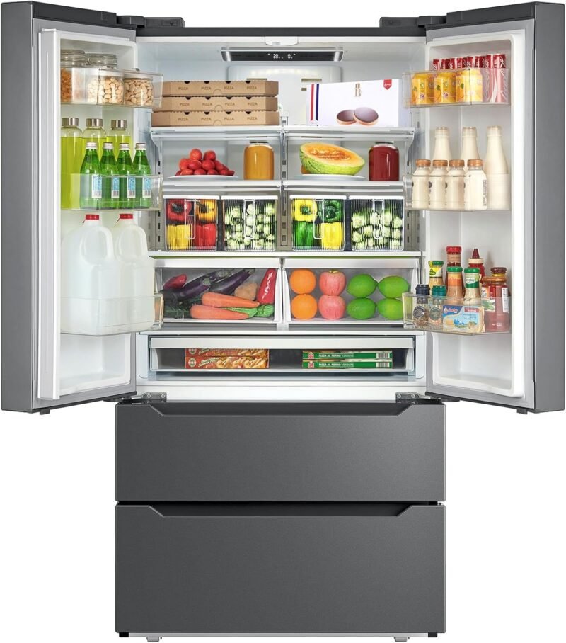 Chill in Style: A Review of the SMETA 36'' French Door Refrigerator with Ice Maker