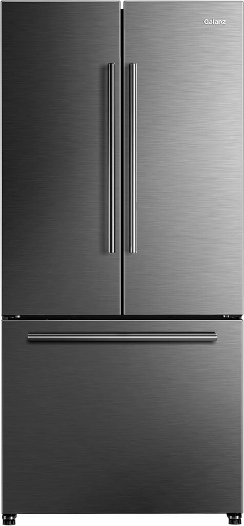 Chill in Style: Galanz 18 Cu Ft French Door Refrigerator Review!