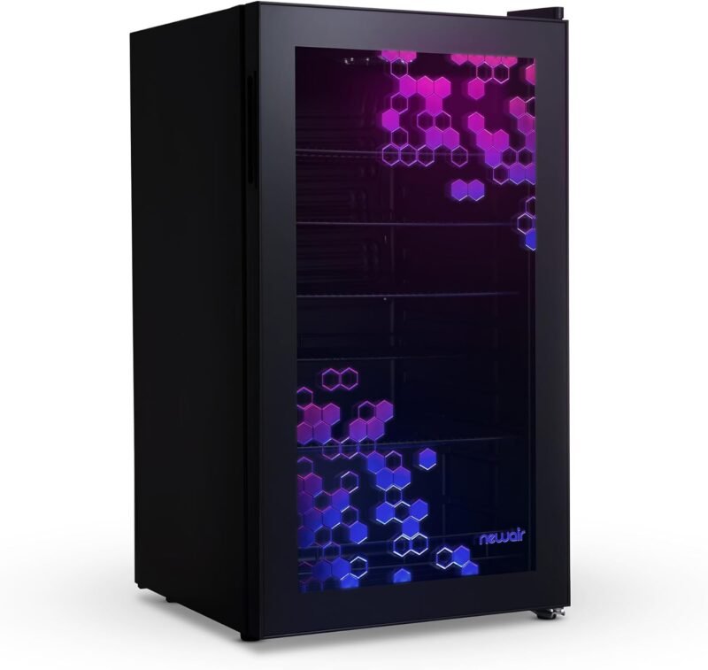 Chill in Style: The NewAir 126 Can Beverage Fridge with LED Magic
