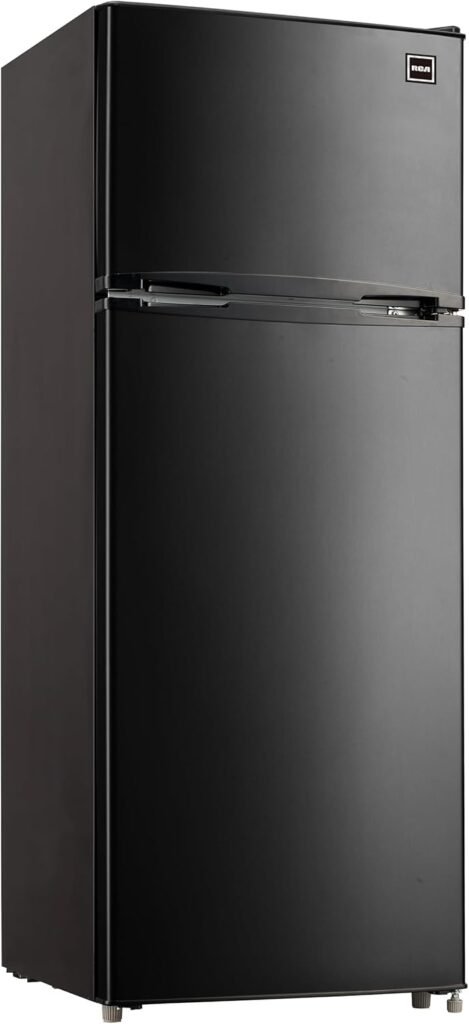 Compact Cool: The RCA RFR741 Black 7.5 Cu Ft Top Freezer Fridge Review