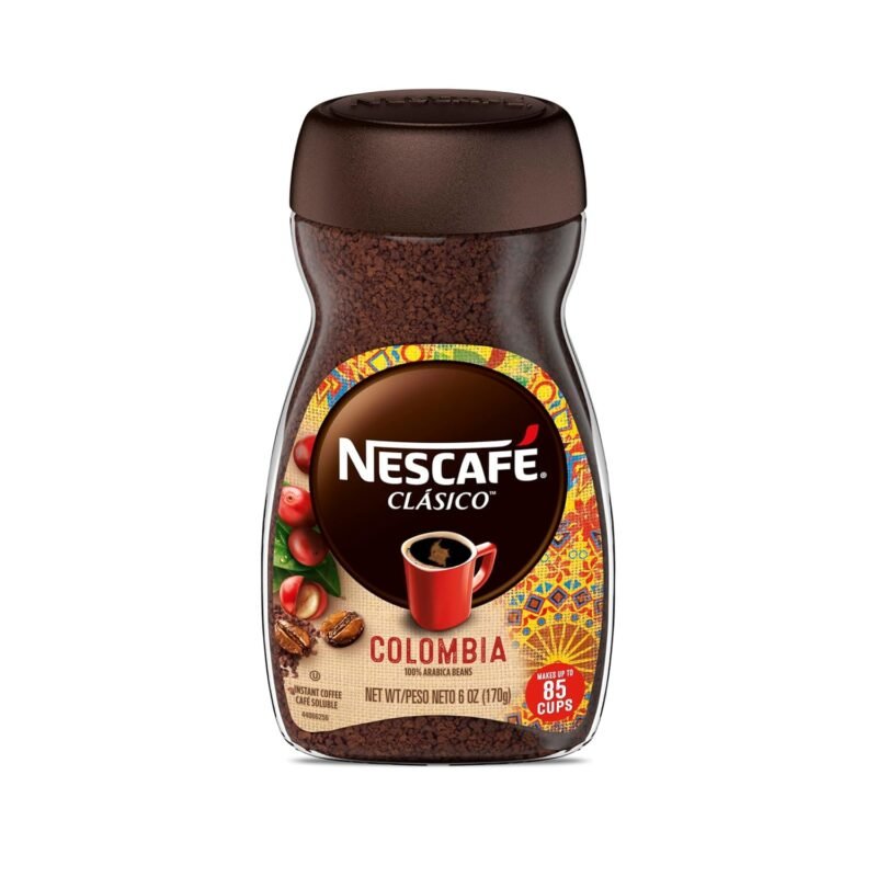 Discover the Bold Flavor of NESCAFÉ CLÁSICO Colombia: Your Perfect Medium Roast Instant Coffee!