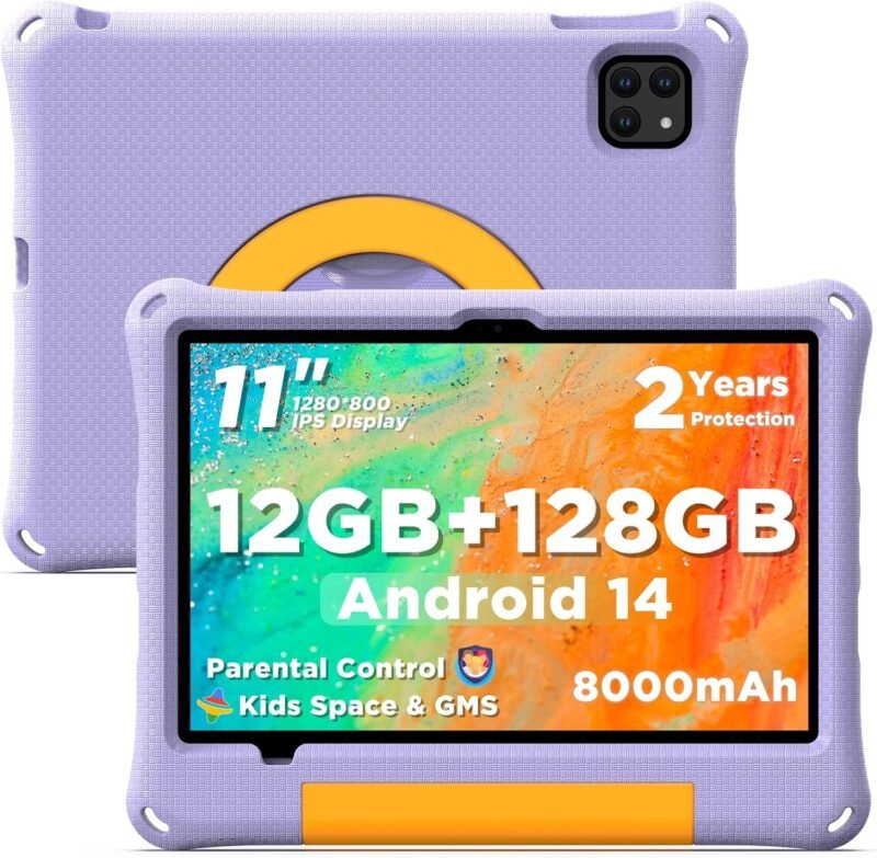 Discover the Perfect Kids Tablet: 11 Inch Android 14 with Unmatched Features!