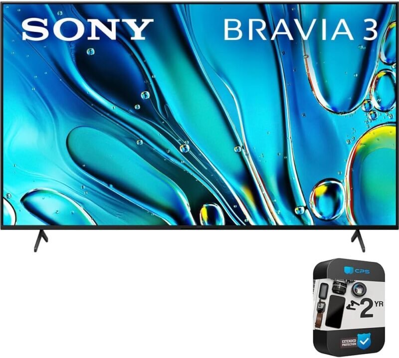 Discover the Sony BRAVIA 43" 4K HDR TV: A Renewed Gem with Extra Protection!