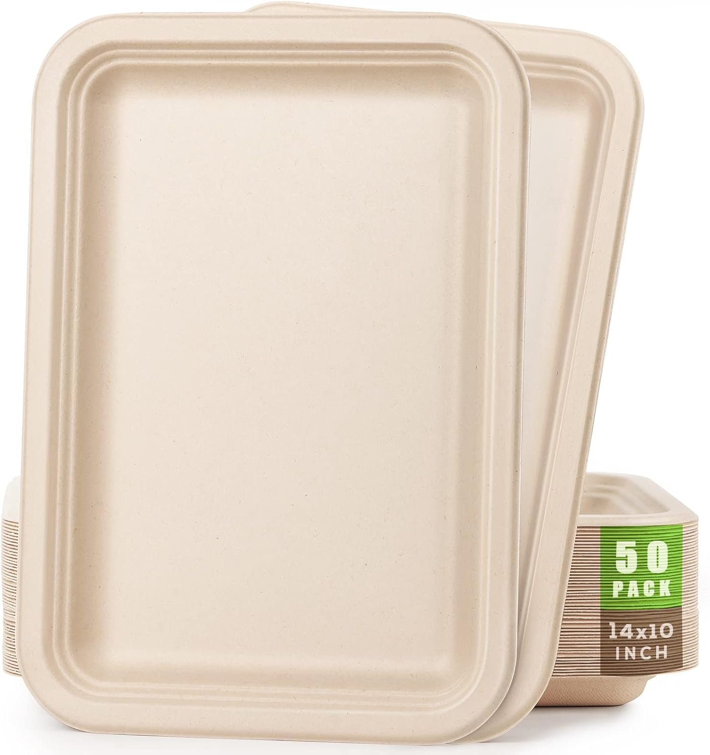 Eco-Chic Dining: Gezond's Heavy-Duty Compostable Food Trays for Your Seafood Feast!