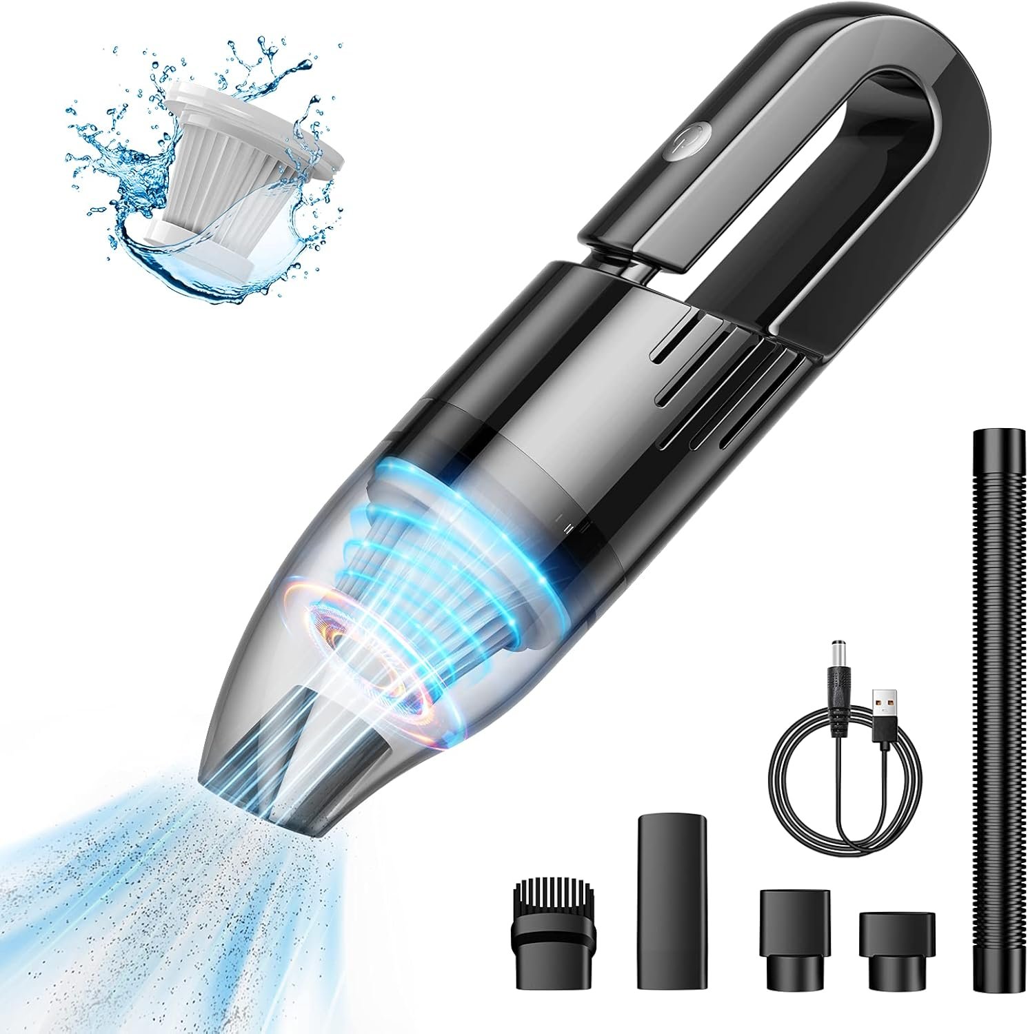 Effortless Cleanup: The Ultimate Cordless Handheld Vacuum for Your Car and Home
