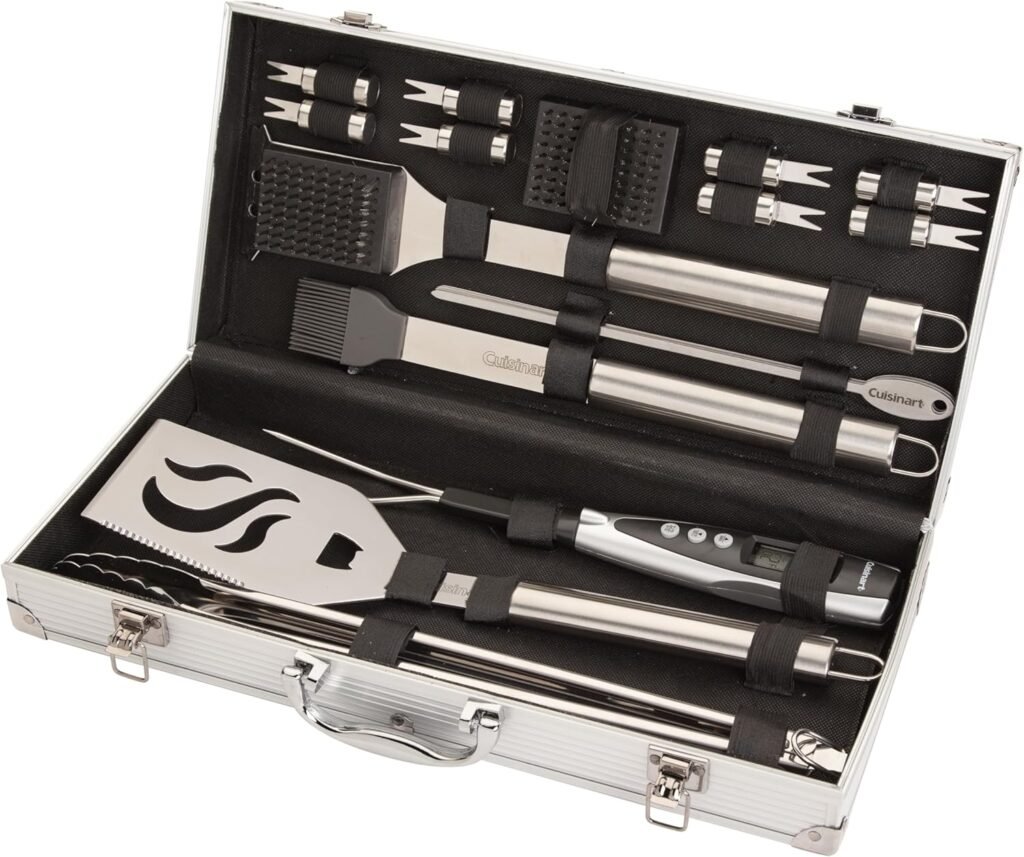 Elevate Your BBQ Game: Cuisinart's 20-Piece Deluxe Grill Tool Set Review