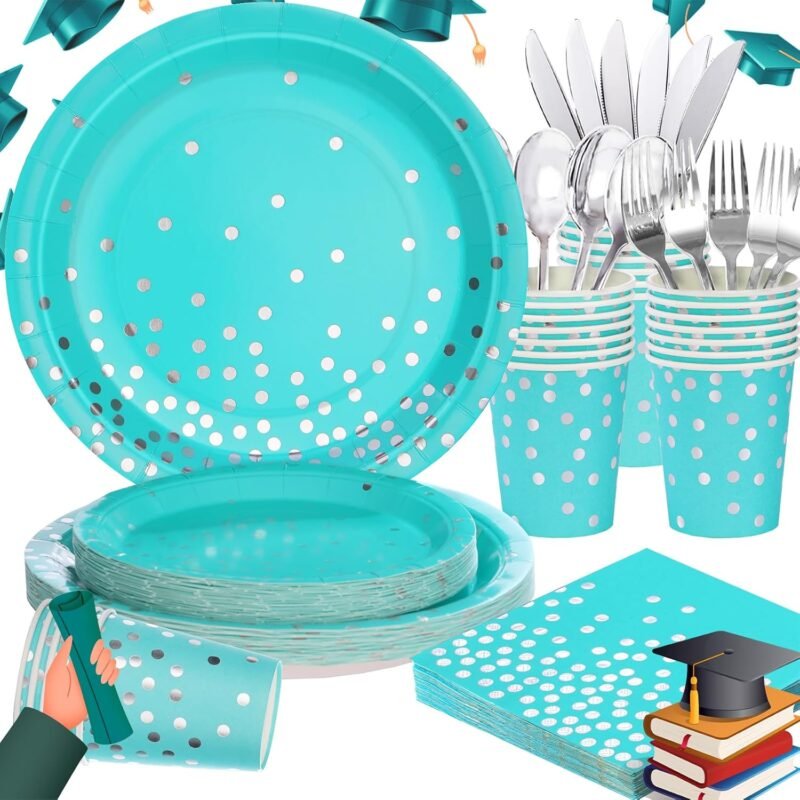 Elevate Your Celebration: 175PCS Teal Party Decor for Memorable Moments!