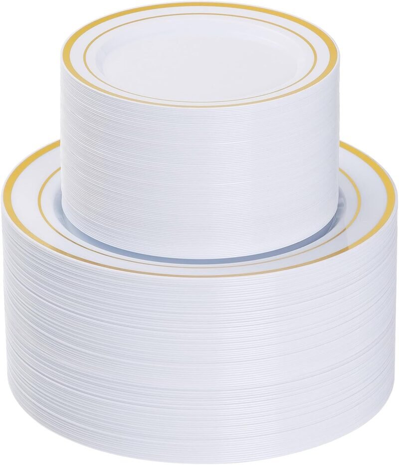 Elevate Your Celebrations: Review of Goodluck 200PCS Gold Plastic Plates