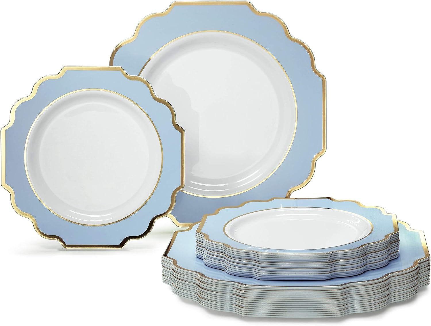 Elevate Your Celebrations with OCCASIONS 50-Piece Disposable Plate Set!