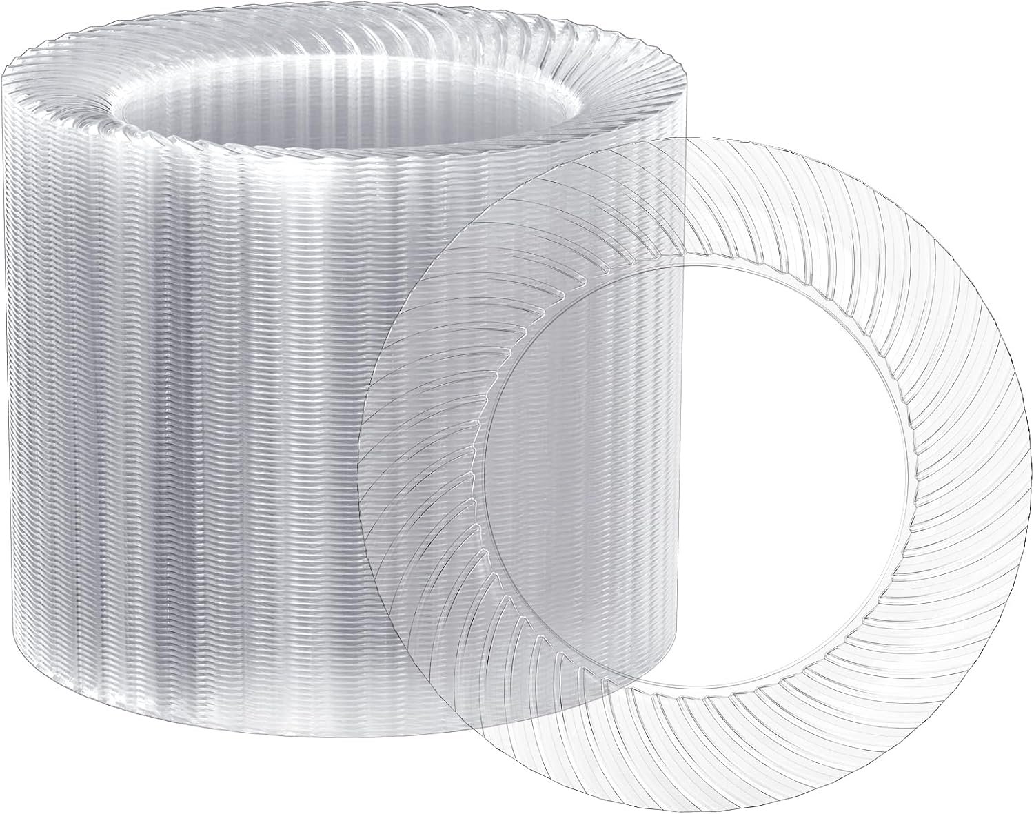 Elevate Your Events: A Review of FOCUSLINE 7 Inch Heavy Duty Clear Plastic Plates