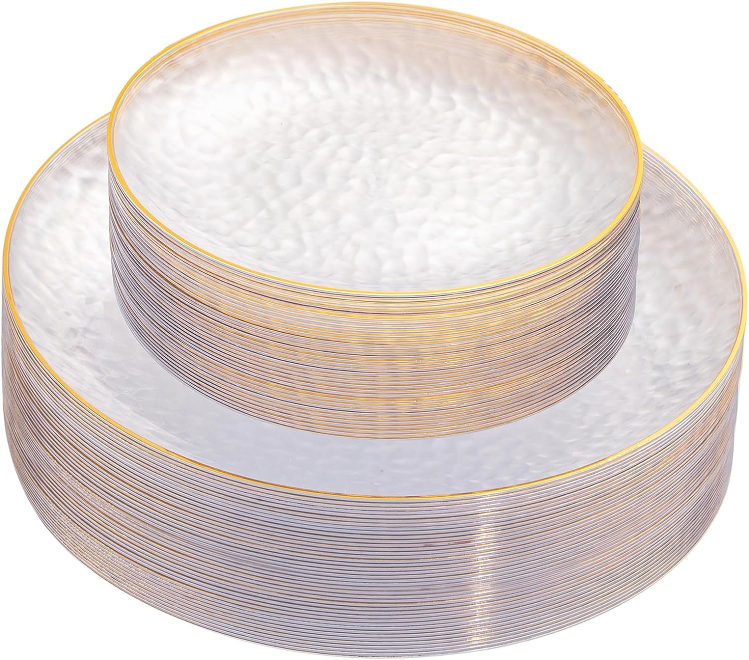 Elevate Your Events: Rubtlamp's Elegant 60Pcs Gold Rimmed Disposable Plates Review