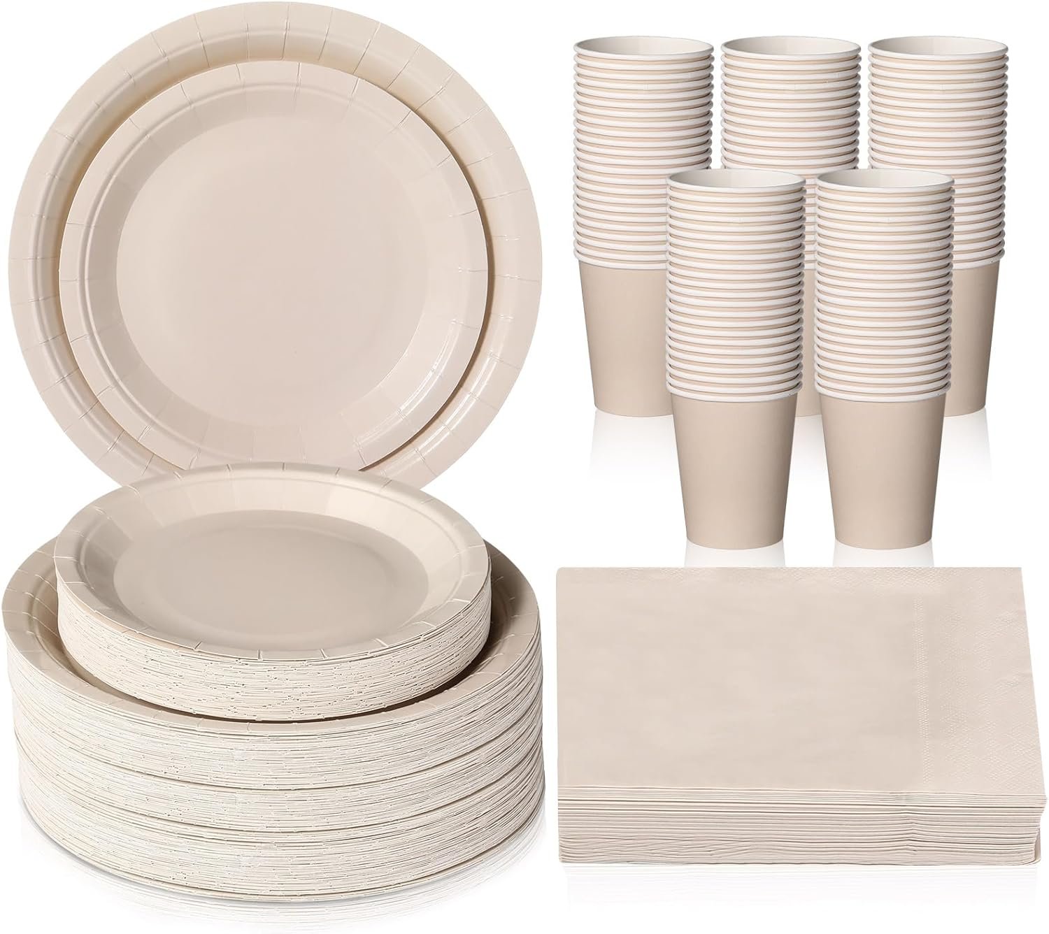 Elevate Your Events: Tioncy's 200 Pcs Disposable Dinnerware Set Review