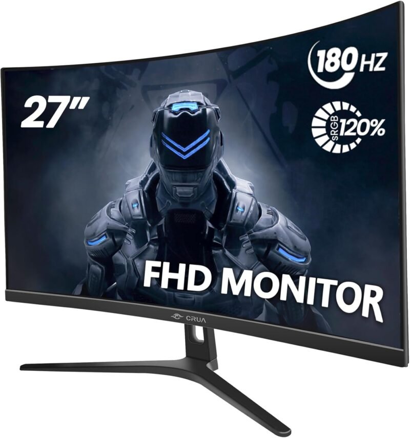 Elevate Your Gaming: CRUA 27" Curved Monitor Review