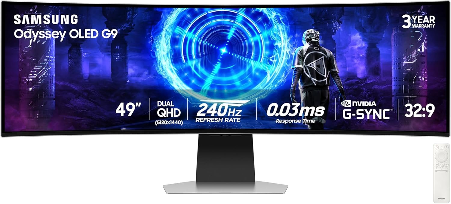 Elevate Your Gaming Experience: Samsung 49-Inch Odyssey G9 QD-OLED Monitor Review