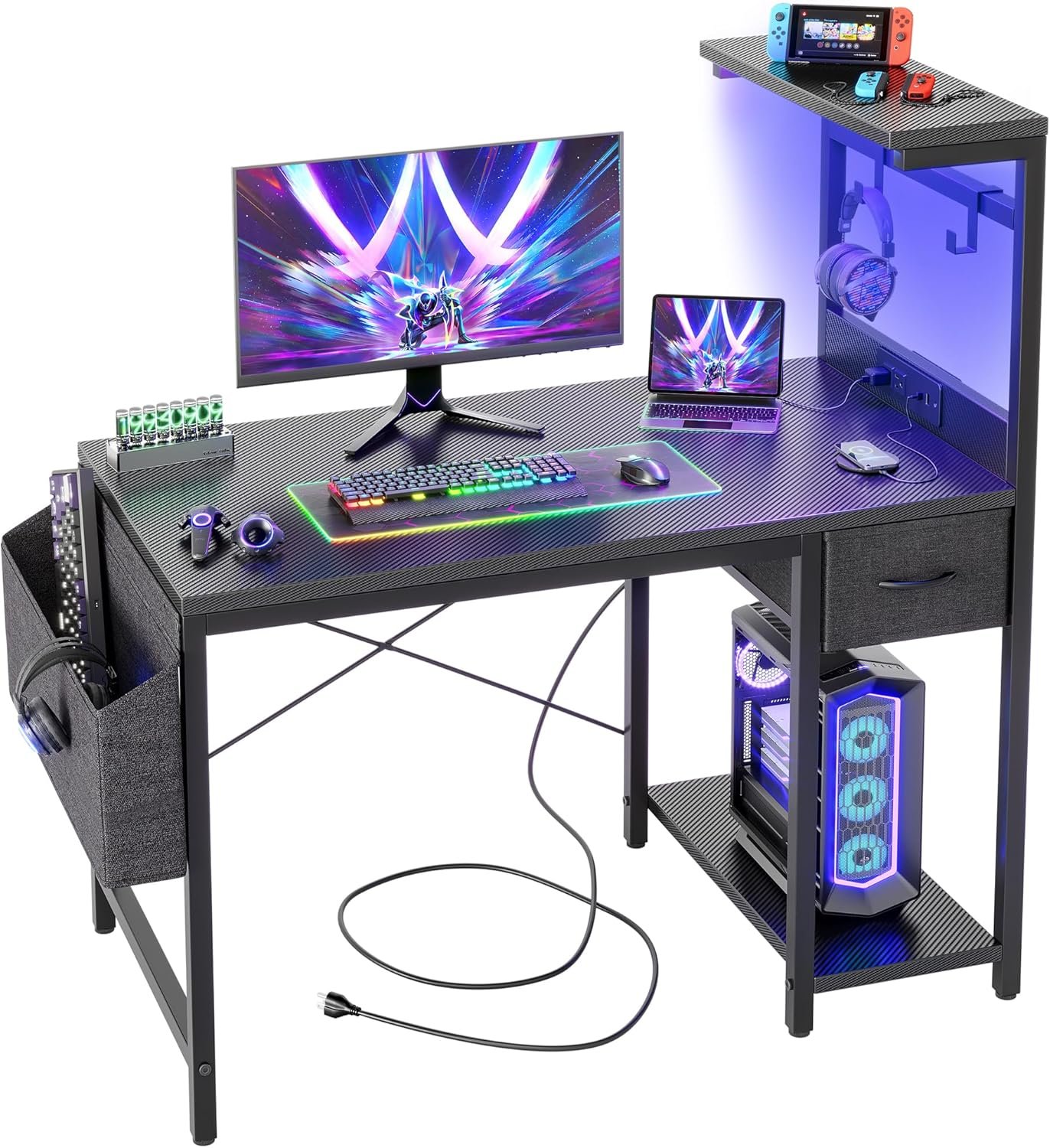 Elevate Your Gaming Experience: TIQLAB 40-Inch Gaming Desk Review!