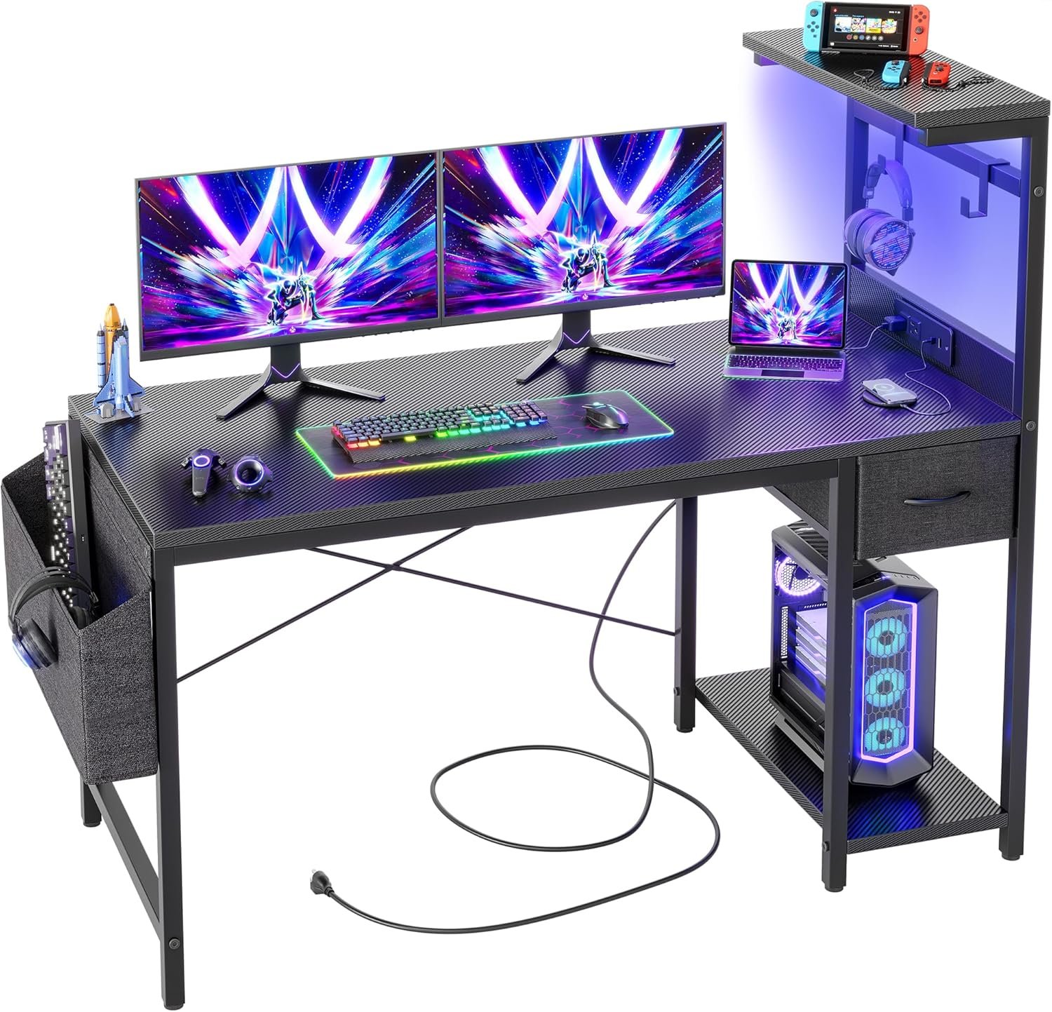 Elevate Your Gaming Setup: TIQLAB 47" Gaming Desk Review