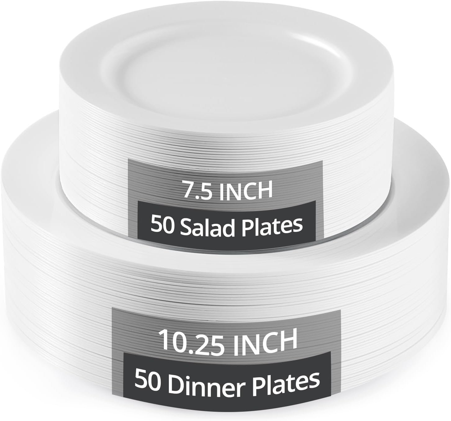 Elevate Your Gatherings: TENYANSEN Premium White Plastic Plates Review