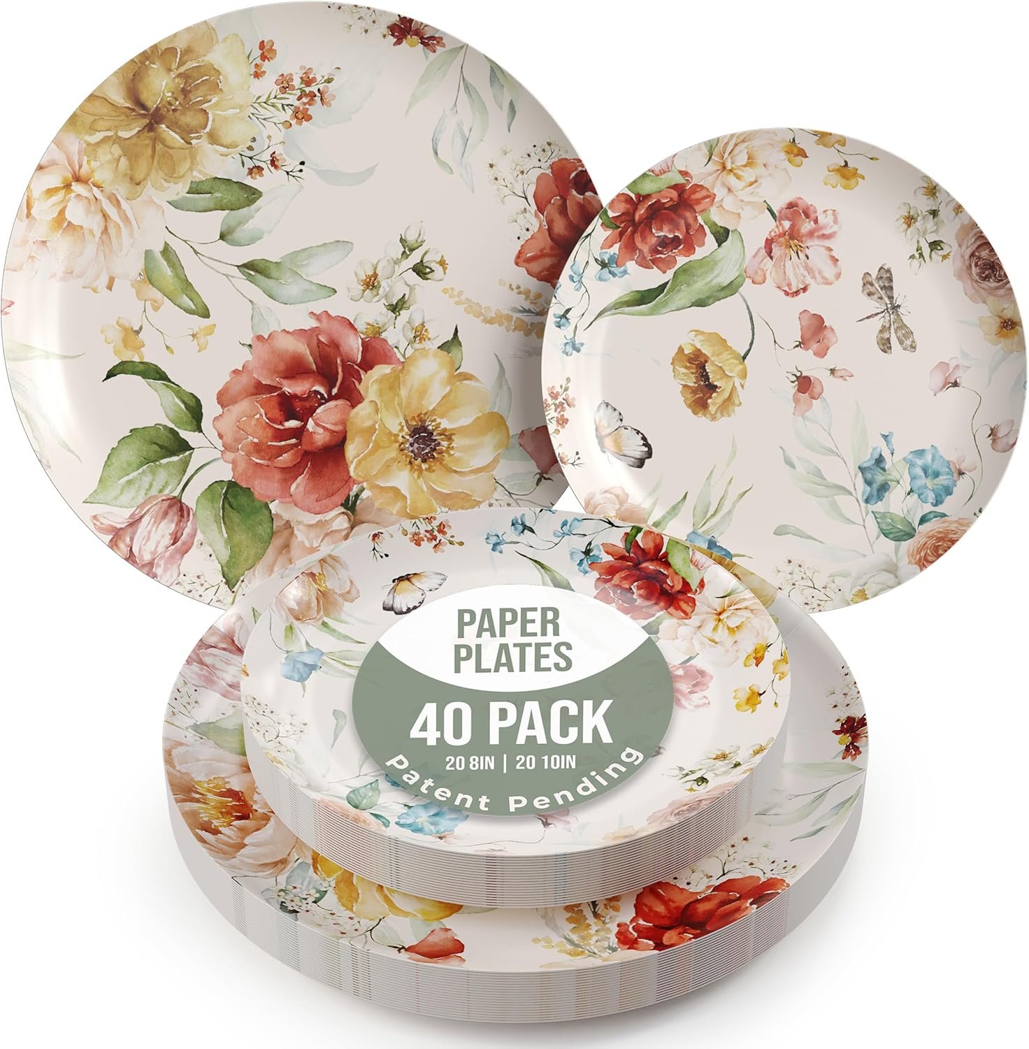 Elevate Your Gatherings with Trendables Floral Paper Plates: The Perfect Dinnerware for Stylish Parties!