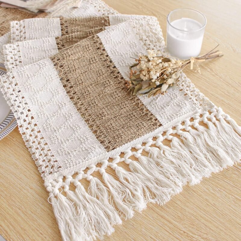 Elevate Your Home Decor: FEXIA Boho Table Runner Review for Stylish Spring Vibes