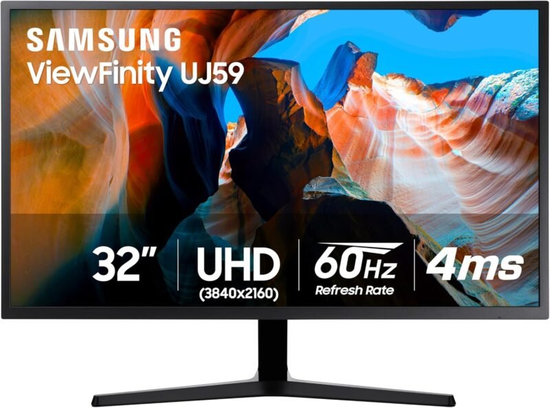 Elevate Your Viewing Experience: A Review of the Samsung 32" UJ59 4K UHD Monitor