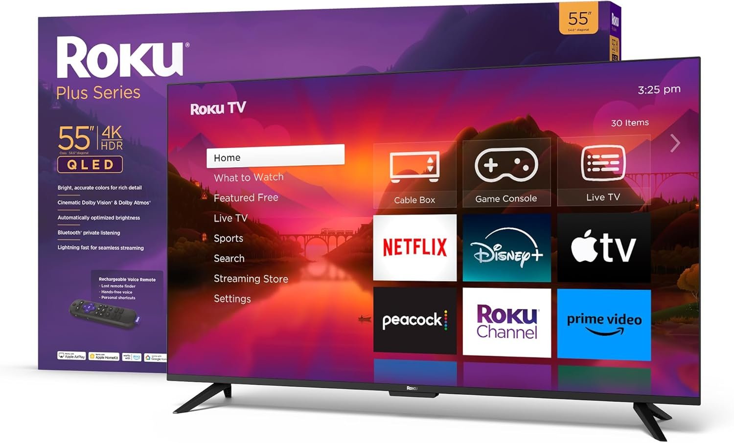Elevate Your Viewing: Roku Smart TV 55-Inch 4K QLED Review