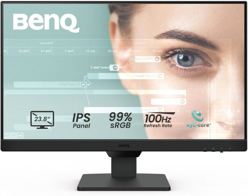 Elevate Your Workspace: BenQ GW2490 24" Monitor Review for Optimal Eye Care & Performance