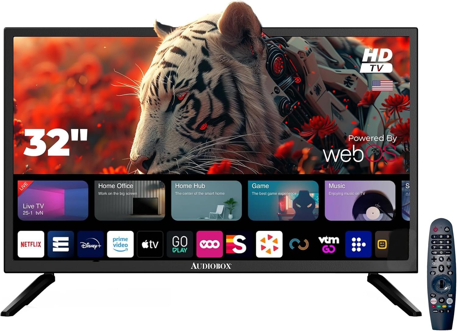 Experience Entertainment Anywhere: Review of the Audiobox 32-Inch Smart LED HDTV for RVs and Camping