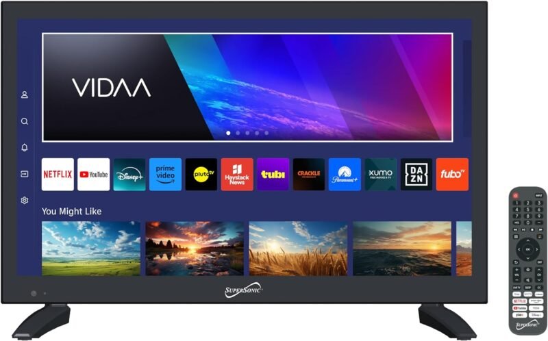 Experience Entertainment Anywhere: Supersonic SC-1920VTV 18.5" Smart LED TV Review
