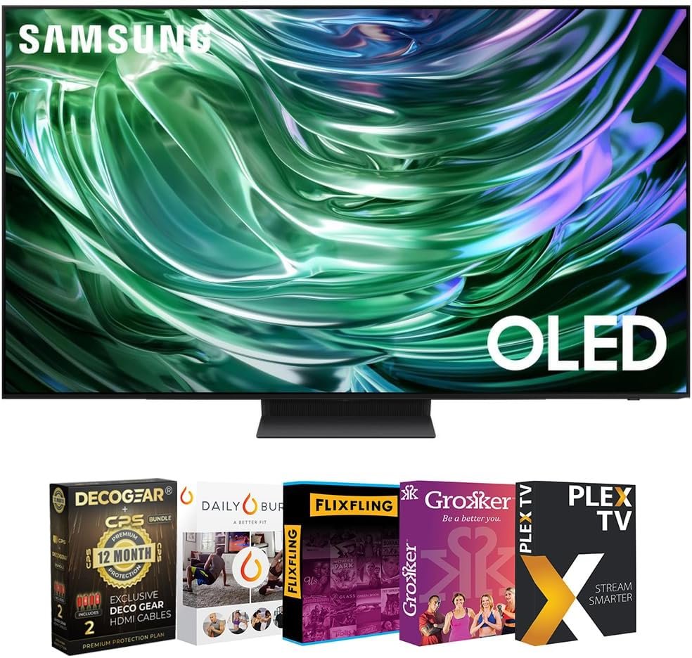 Experience Stunning Visuals: SAMSUNG 55" OLED 4K Smart TV Bundle Review
