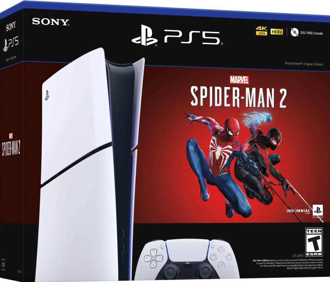 Experience the Ultimate Gaming Adventure: PlayStation 5 Digital Edition - Spider-Man 2 Bundle Review!