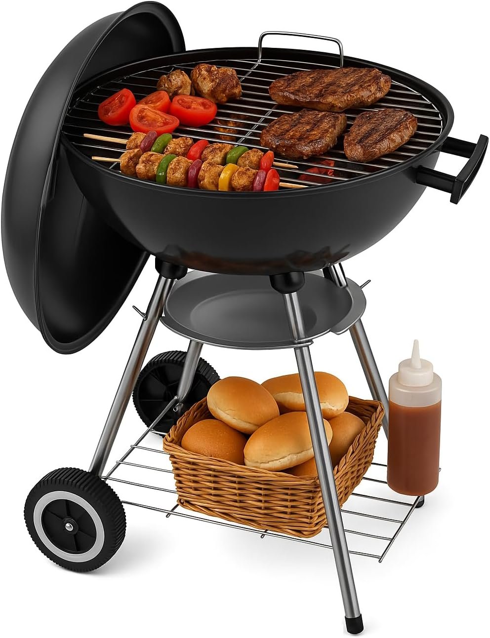 Grill Anywhere: The Ultimate 18-Inch Portable Charcoal BBQ Review!