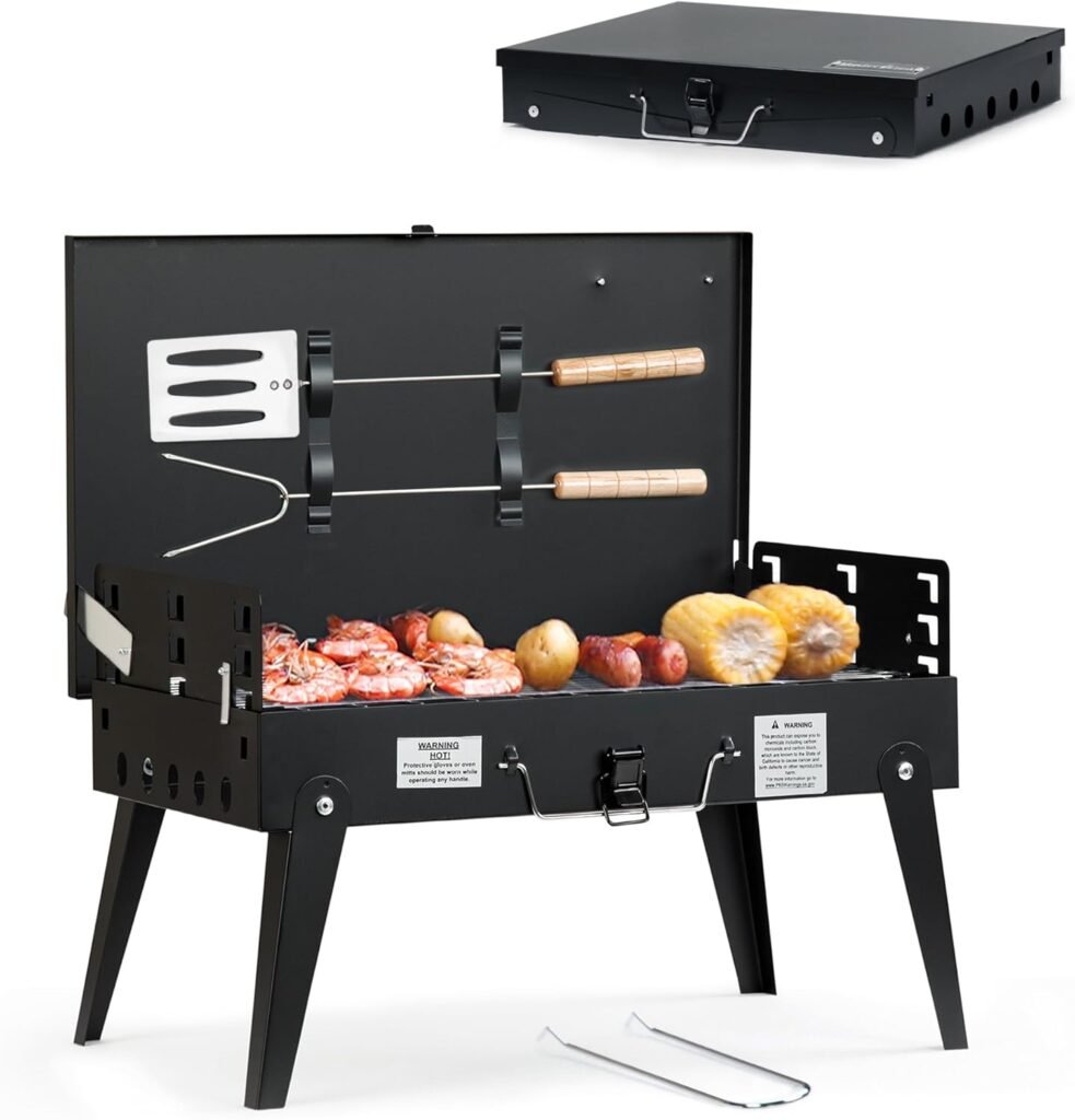 Grill On the Go: MASTER COOK Portable Charcoal Grill Review