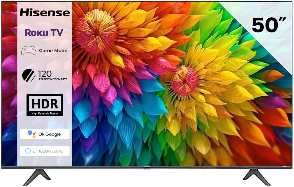 Hisense 50" R Series 4K Smart TV: A Gamer's Dream with HDR & Voice Control!