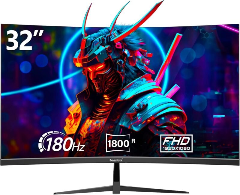 Immerse Yourself: Review of the 32-Inch Curved Gaming Monitor with 165Hz Refresh Rate